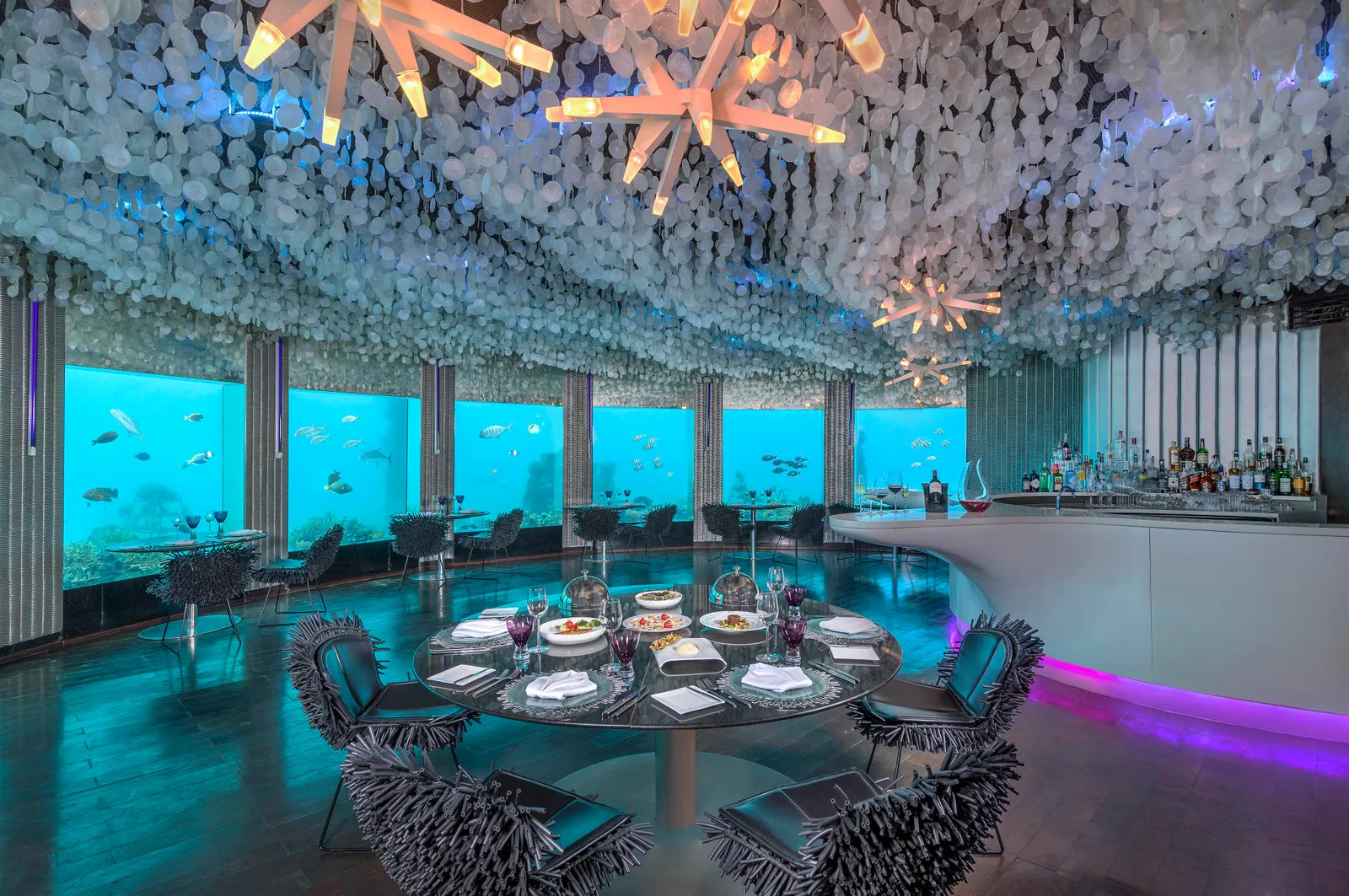 尼亞瑪酒店Niyama Maldives：享樂主義者的冒險酒店, 馬爾地夫唯一海底酒吧